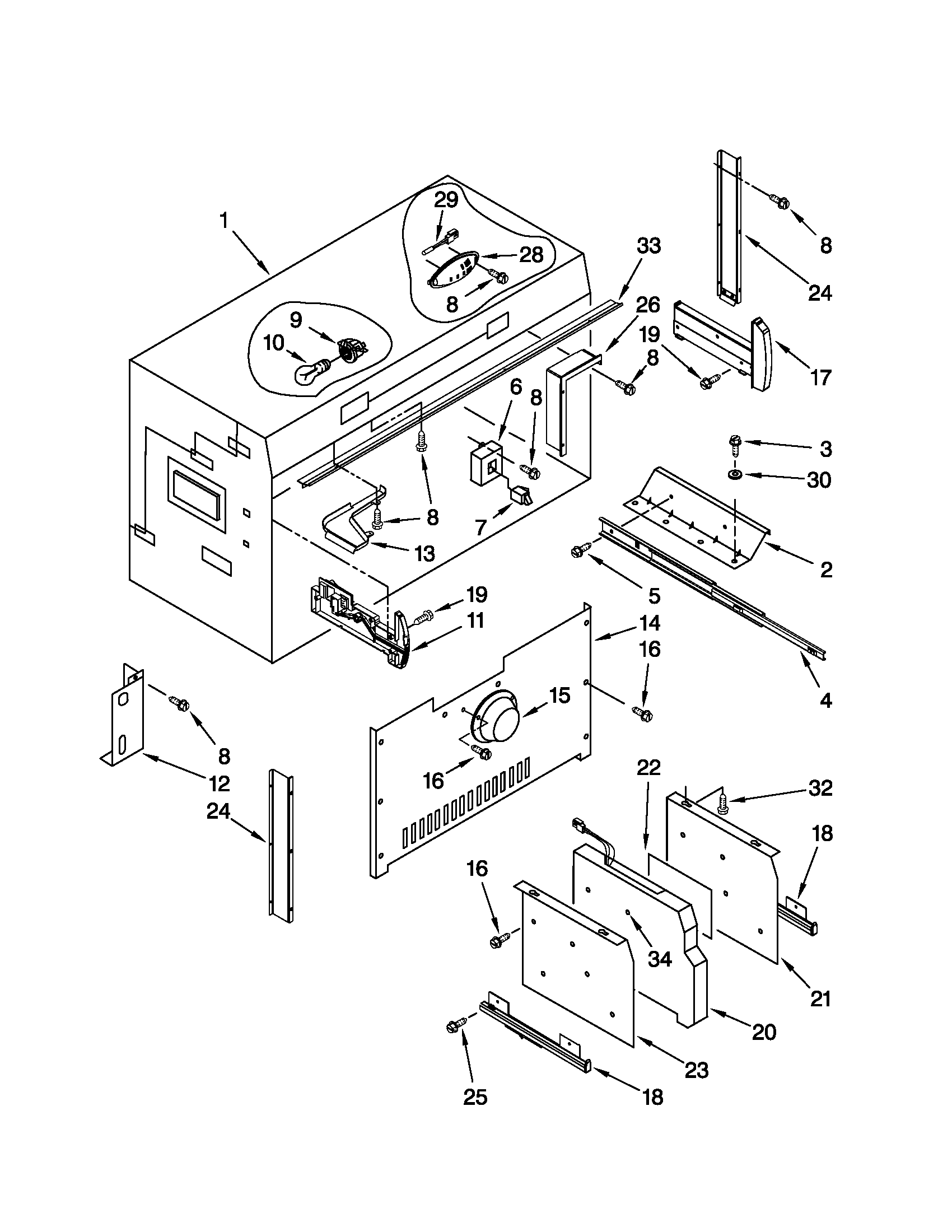 FREEZER LINER PARTS