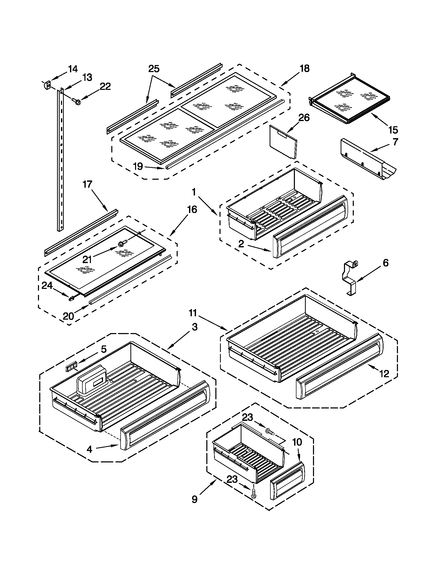 SHELF PARTS