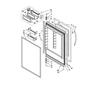 KitchenAid KBRC36FTS02 refrigerator door parts diagram