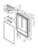 Refrigerator door parts