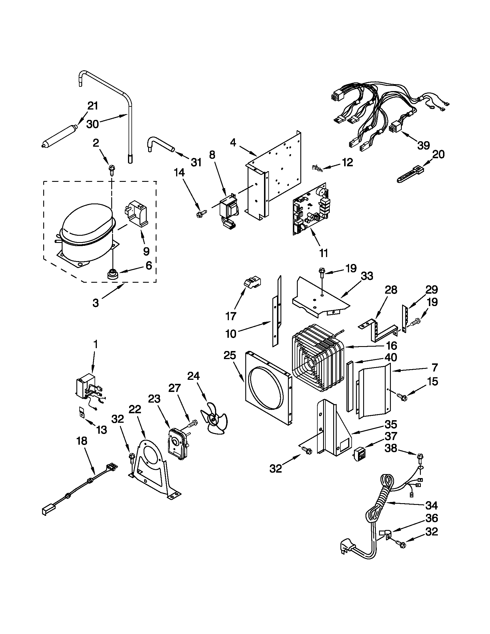 UPPER UNIT PARTS