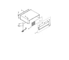 KitchenAid KBLC36FTS02 top grille and unit cover parts diagram