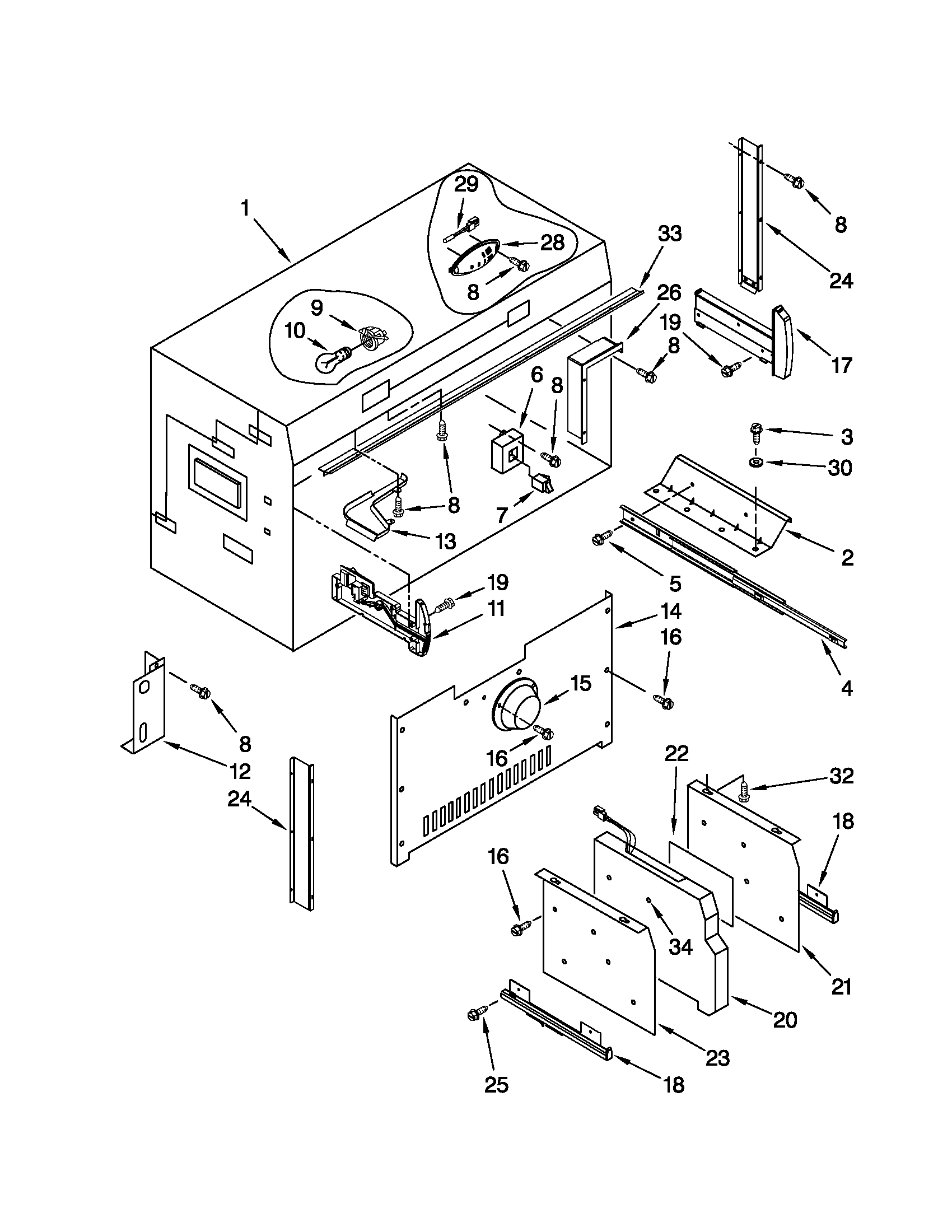 Freezer liner parts