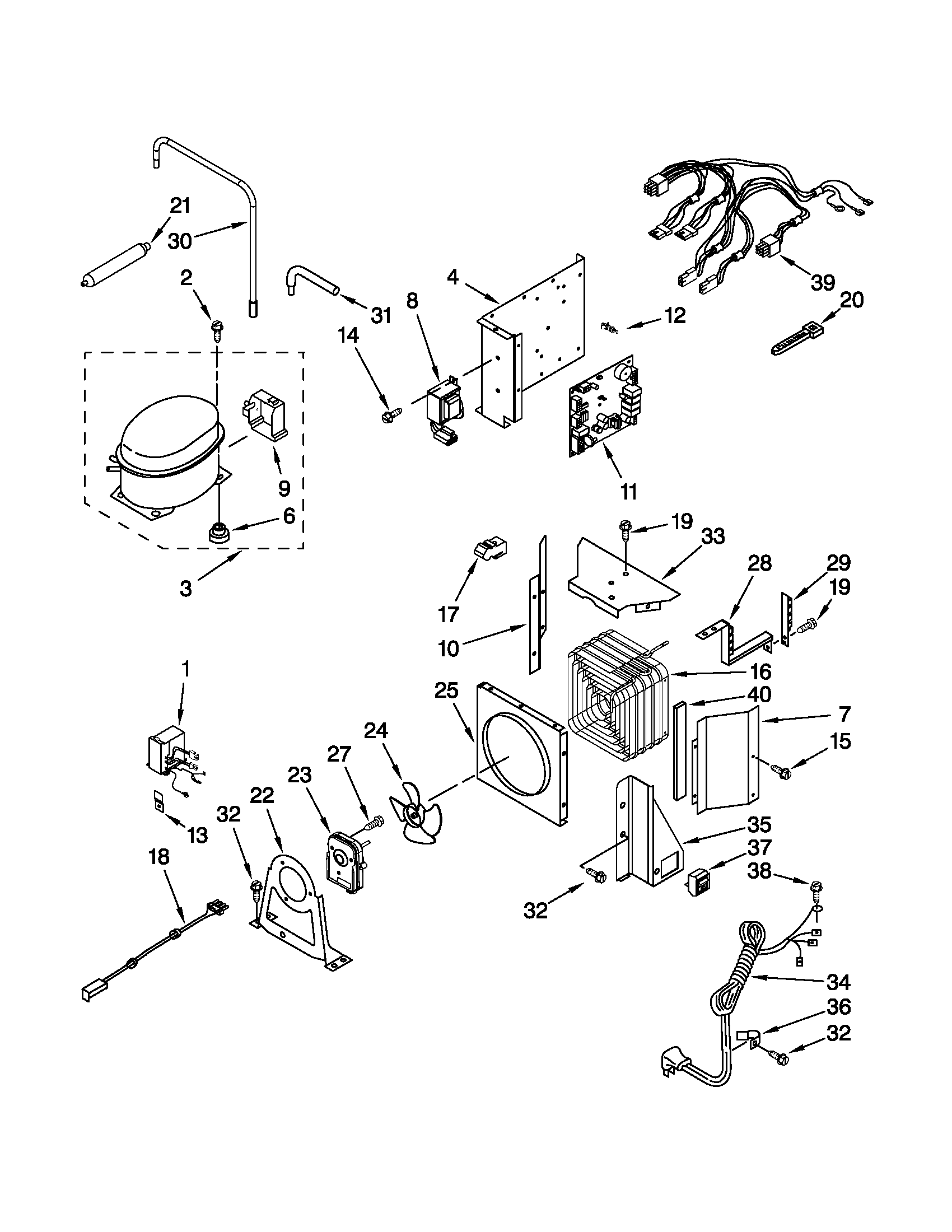 Upper unit parts
