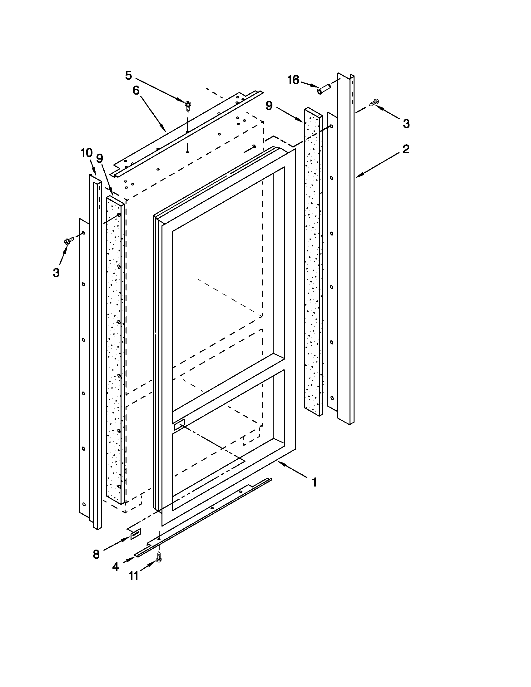 Cabinet and breaker trim parts
