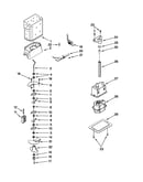 Motor and ice container parts