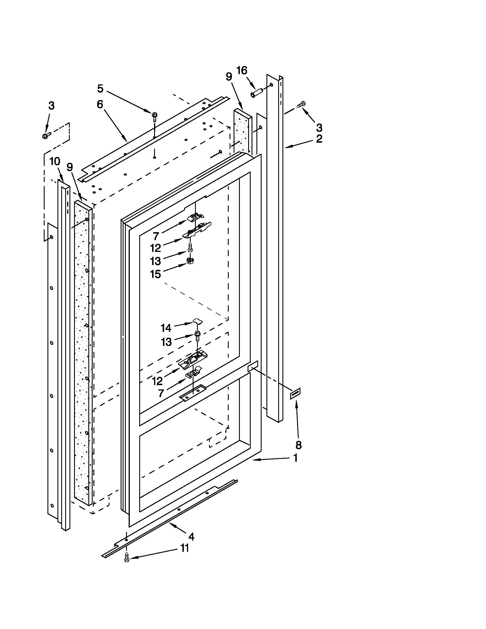 Cabinet and breaker trim parts