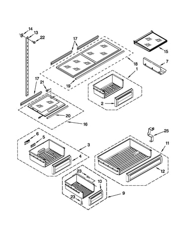 Shelf parts