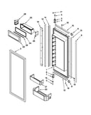 Refrigerator door parts