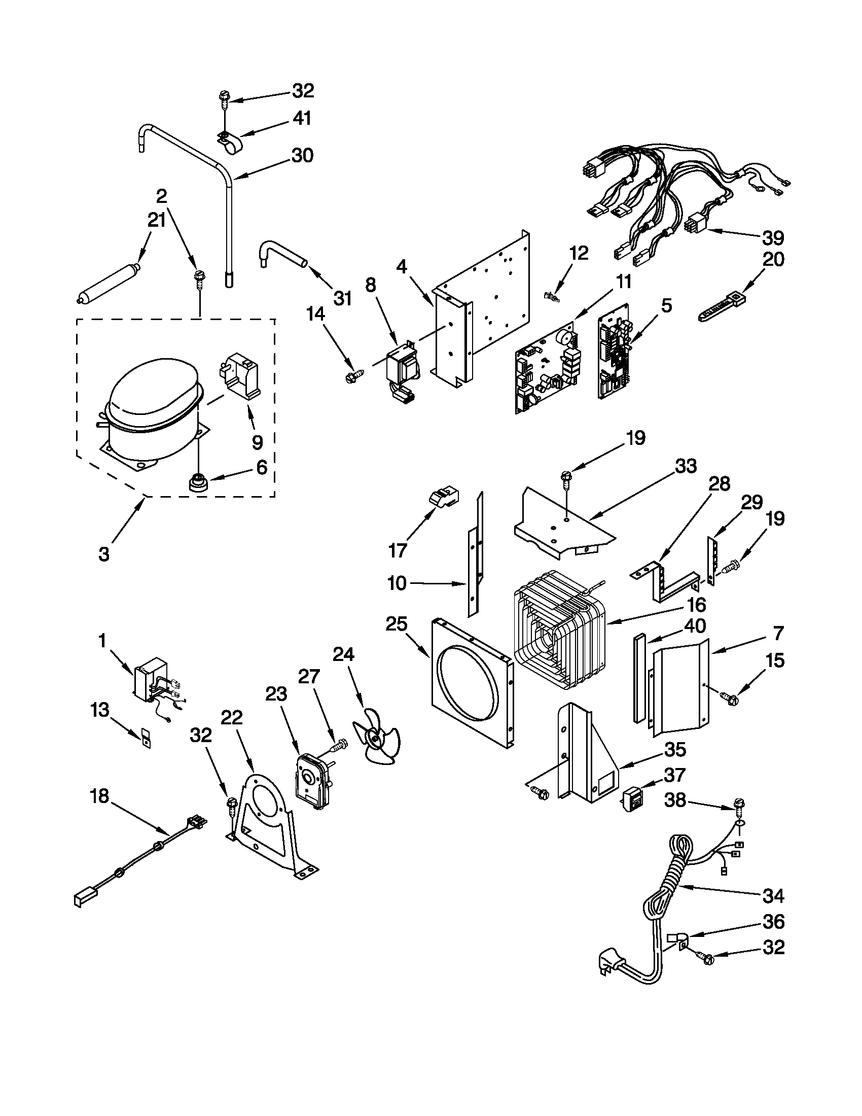 Upper unit parts