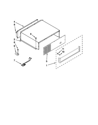 Top grille and unit cover parts