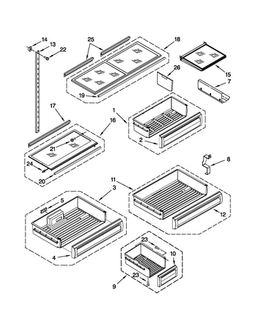 Shelf parts