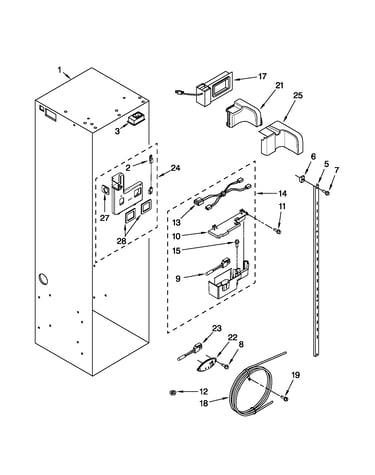 Refrigerator liner parts