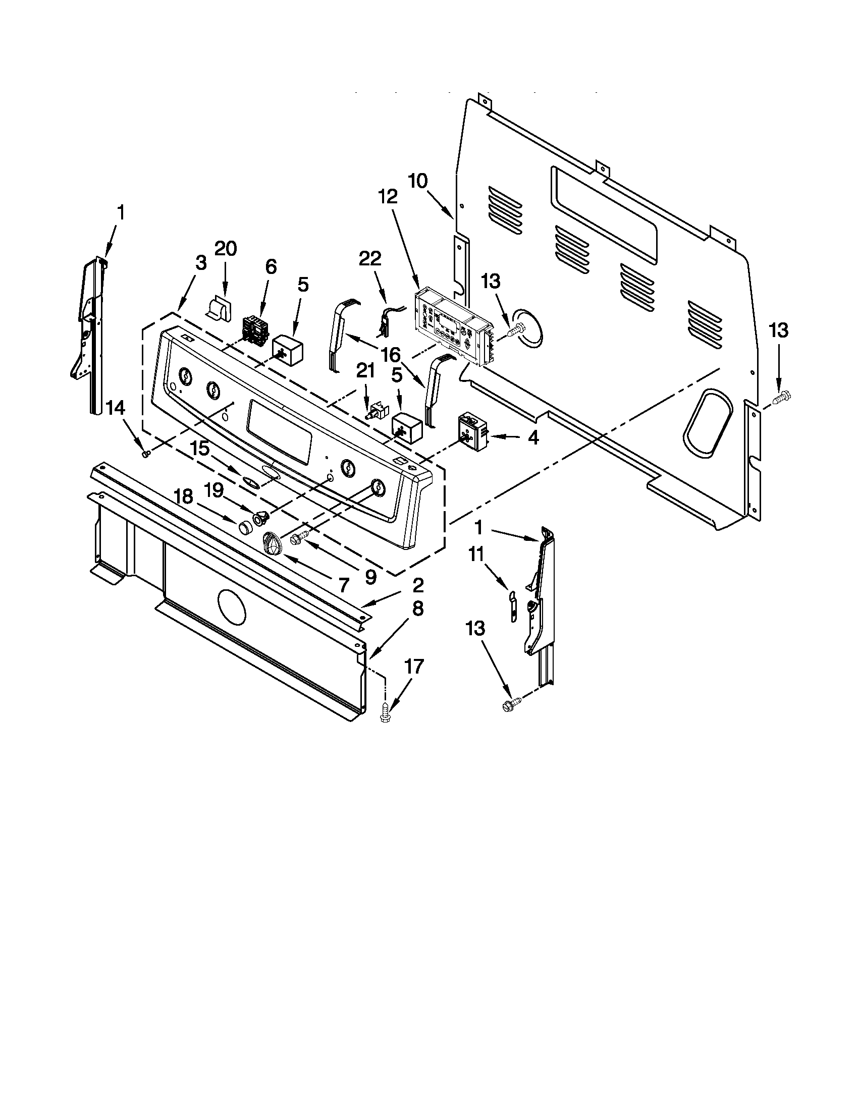 CONTROL PANEL PARTS