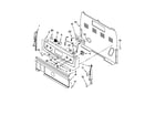 Whirlpool WFE371LVQ1 control panel parts diagram