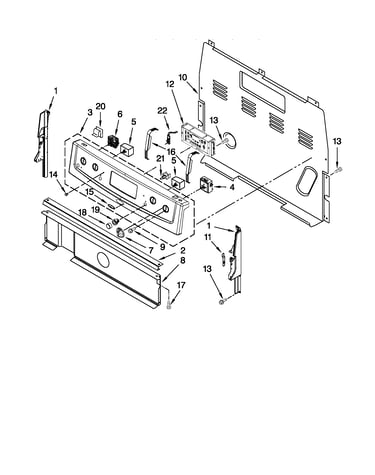 Control panel parts