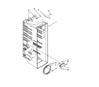 Whirlpool ED5FVGXWS08 refrigerator liner parts diagram