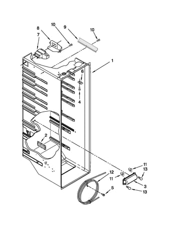 Refrigerator liner parts