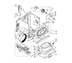 Whirlpool 7MWGD9015YW1 cabinet parts diagram