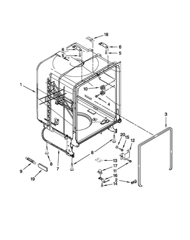 Tub and frame parts