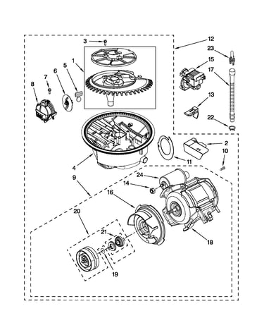 Pump and motor parts