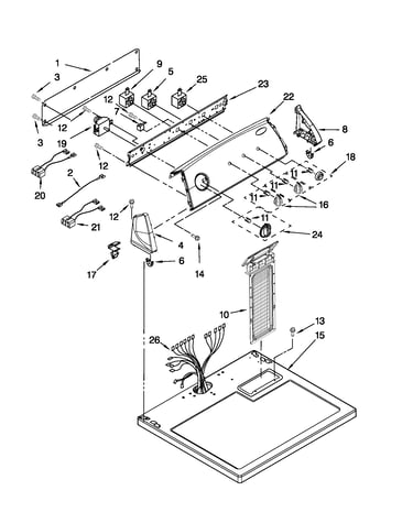 Top and console parts