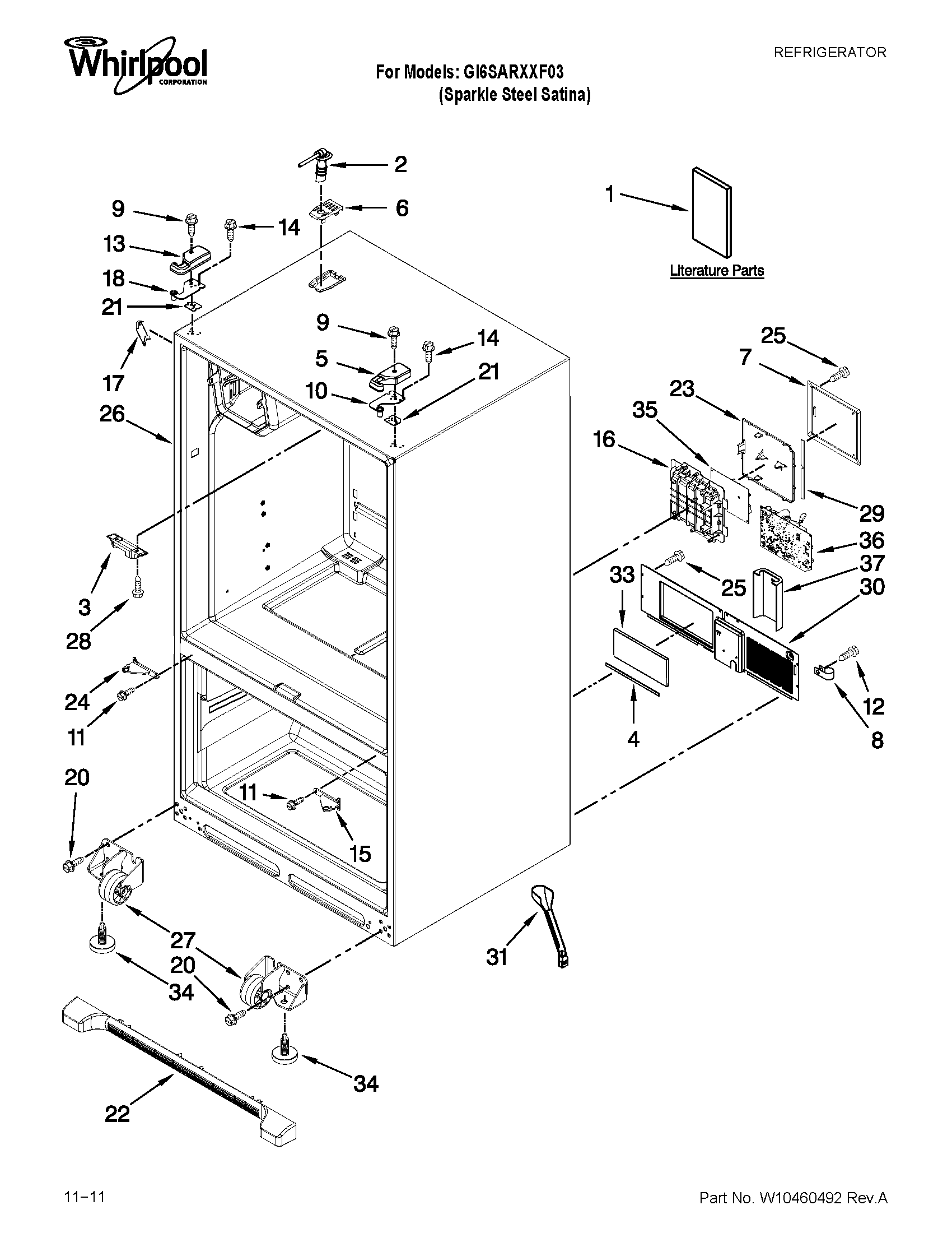 Cabinet parts