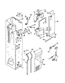 Freezer liner and air flow parts