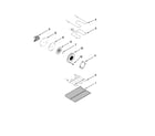 Whirlpool GGE390LXS02 internal oven parts diagram