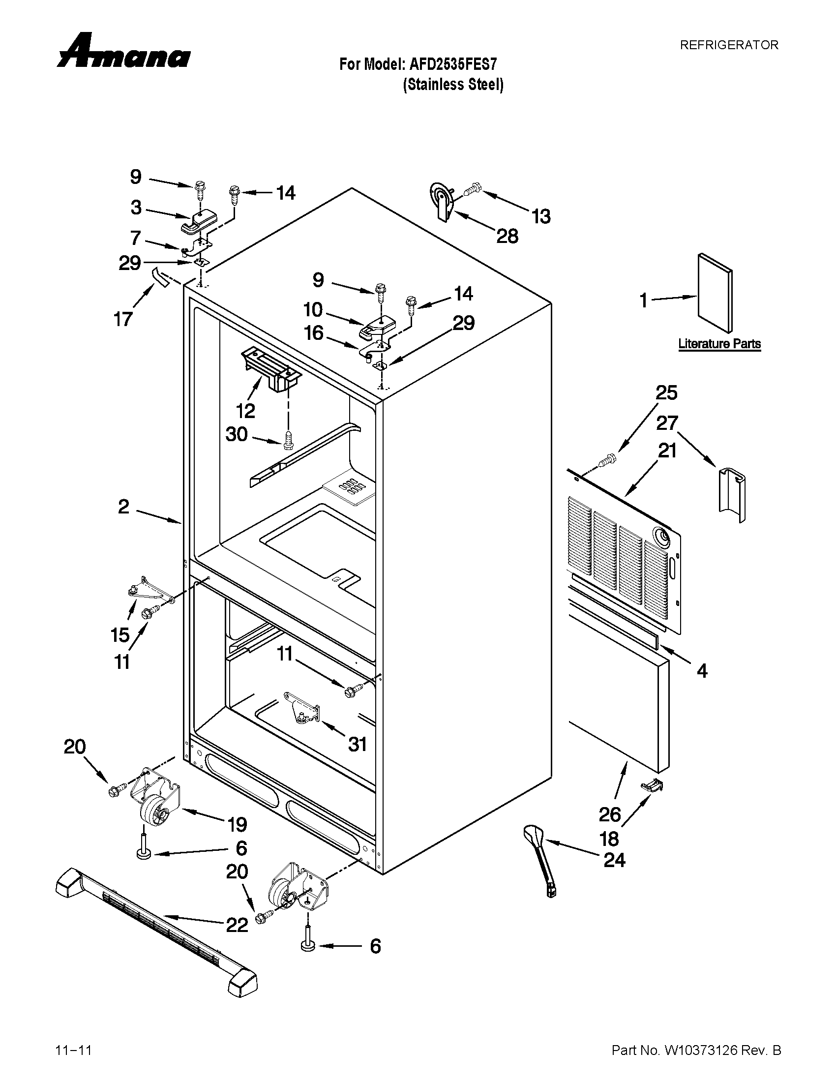 Cabinet parts