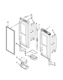 Refrigerator door parts