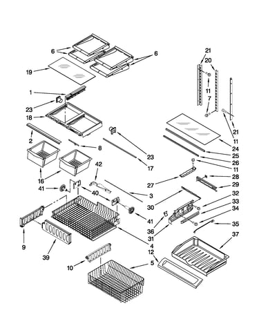 Shelf parts