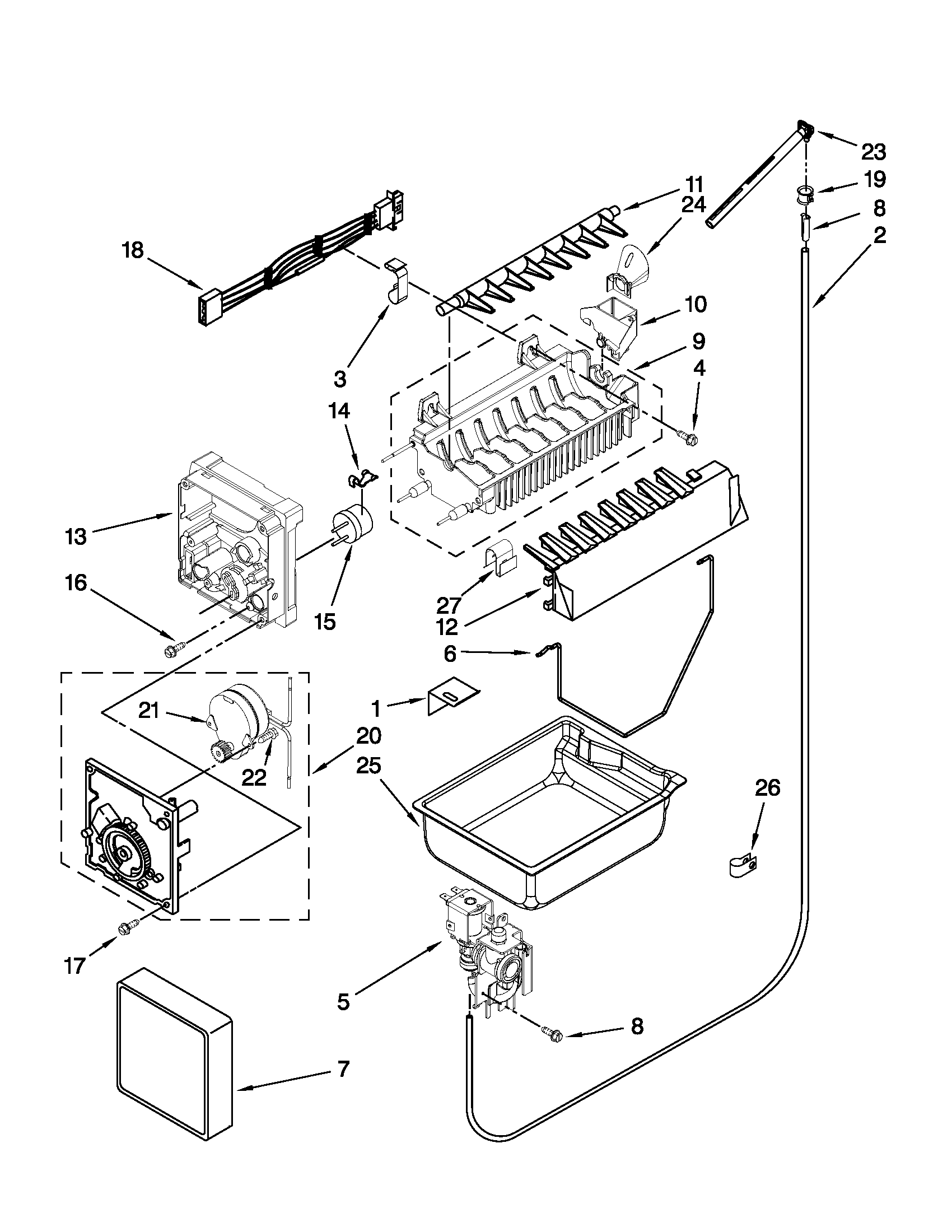 Icemaker parts