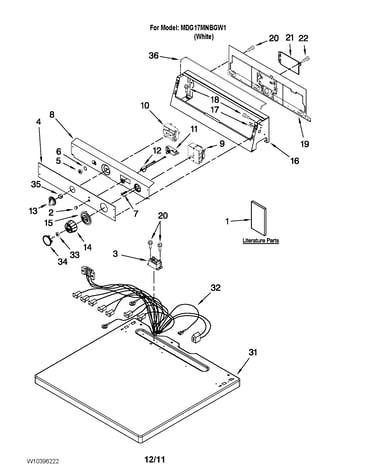 Top and console parts