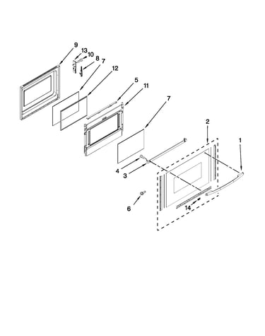 Lower door parts