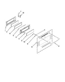 Upper door parts