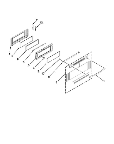 Upper door parts