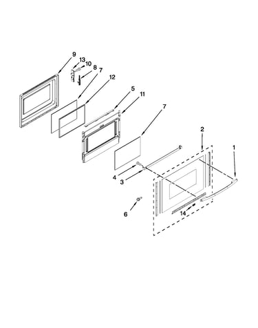 Lower door parts