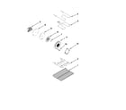 Maytag MET8885XW01 internal oven parts diagram