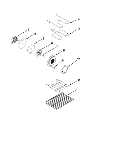 Internal oven parts