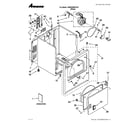 Amana 4KNED5800TQ1 cabinet parts diagram