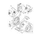 Amana 4KNED5800TQ1 bulkhead parts diagram
