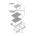 Maytag M4TXNWFYB00 shelf parts diagram