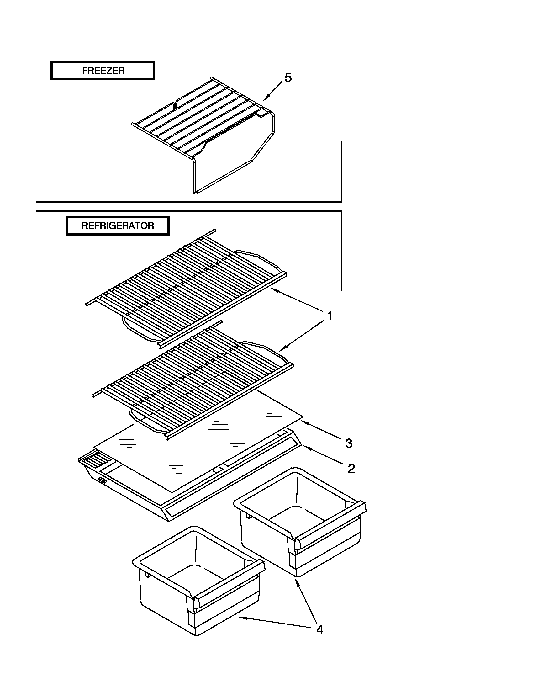 Shelf parts