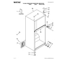 Maytag M8RXCGFXS02 cabinet parts diagram