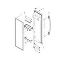 Amana ASD2522WRD04 refrigerator door parts diagram