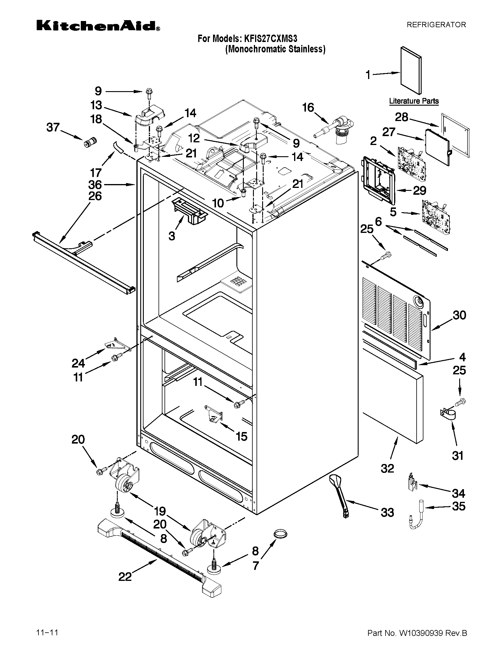 Cabinet parts