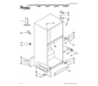 Whirlpool WRT571SMYF00 cabinet parts diagram