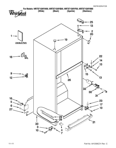 Cabinet parts