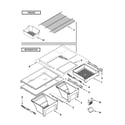 Whirlpool WRT571SMYW00 shelf parts diagram
